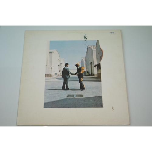 188 - Vinyl - Pink Floyd 4 LP's to include Animals ((SHVL 815), Wish You Were Here (SHVL 814), Meddle (SHV... 