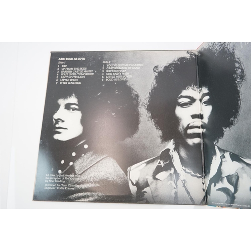 202 - Vinyl - Jimi Hendrix collection of 11 LP's to include Are You Experienced / Axis Bold As Love 2 LP s... 