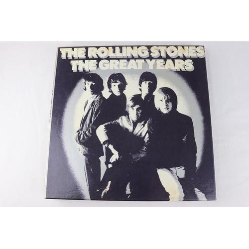 264 - Vinyl - 12 The Rolling Stones and related LPs to include The Great Years Box Set, The Dirty Stranger... 