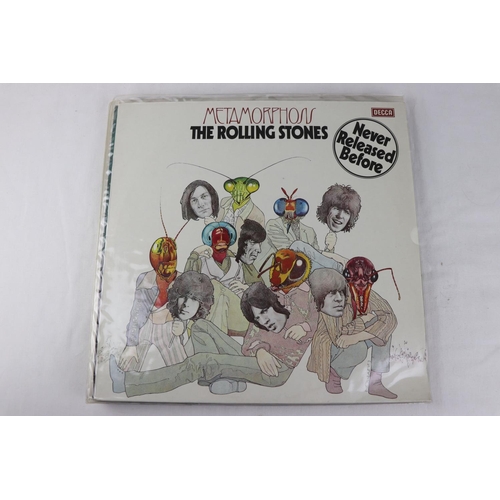 267 - Vinyl - Eight The Rolling Stones LPs to include Beggars Banquet, Through The Past Darkly, Metamorpho... 