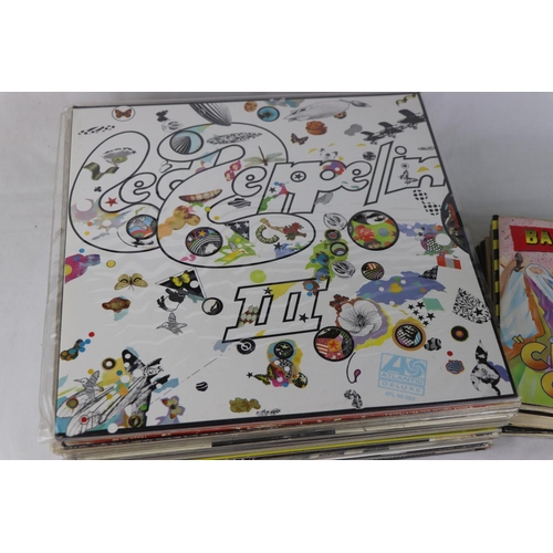 270 - Vinyl - Around 30 LPs mainly Rock, to include Led Zeppelin III, Bruce Springsteen, Suzi Quatro, Eric... 