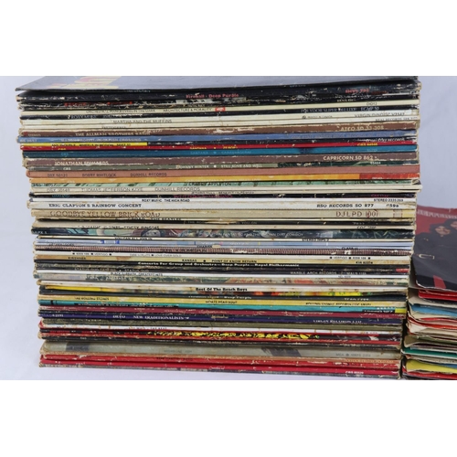 279 - Vinyl - Around 65 Rock LPs to include Colosseum, Motorhead, Deep Purple, Status Quo, Rolling Stones,... 