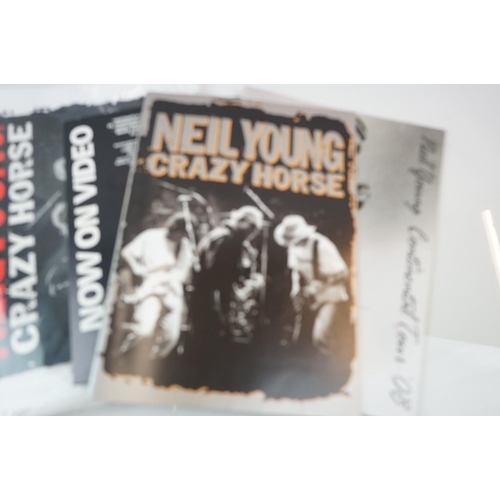 283 - Music Collectables - Three Neil Young concert programmes with tickets (NEC 24th Sept 1982, NEC EuroT... 