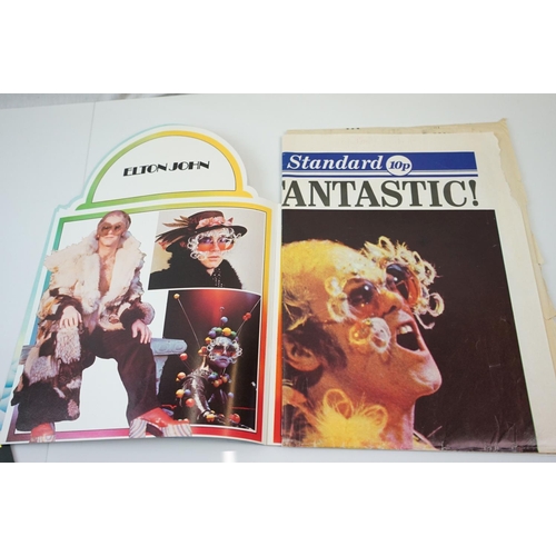 284 - Music Collectables - Two Elton John tour programmes (Mid Summer Music & On Tour in The UK) with tick... 