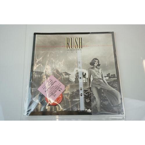 286 - Music Collectables - Two Rush concert programmes (1980 World Tour & Signals), Colston Hall ticket an... 