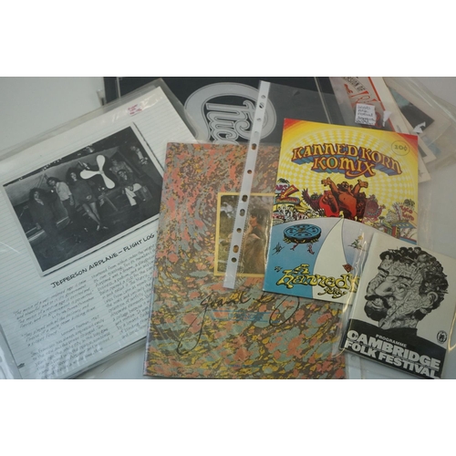 288 - Music Ephemera - Large group of items to include 1987 Cambridge Folk Festival programme, many bookle... 