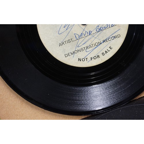297 - Vinyl - David Bowie / Ace Kefford - A two sided acetate featuring a previously unknown & unheard rec... 