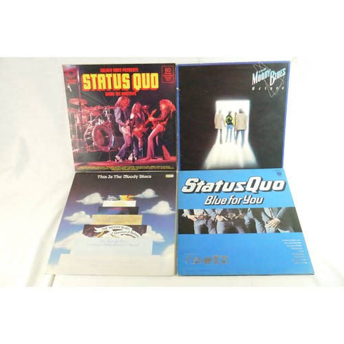 236 - Vinyl - Rock collection of approx 20 LP's to include Queen, Status Quo, Moody Blues, The Who, Deep P... 