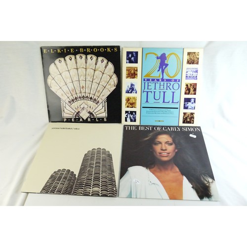 100 - Vinyl - Rock, Pop, Folk collection of approx 60 LP's to include Carly Simon, The Byrds, The Cure, Je... 