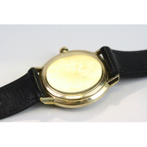 296A - A gentleman's Omega De Ville automatic wristwatch with gold plated case, Omega logo to crown.  Repla... 