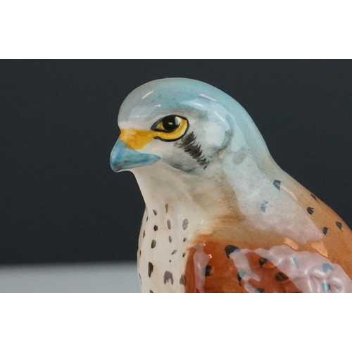 12 - Beswick figure of a Kestrel impressed no 2316 and green paper label.