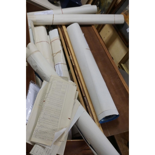 138 - Large Quantity of Original Blueprint Ships Plans including plans for converting WW1 ships and altera... 