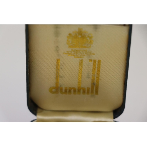 220 - Boxed Dunhill Gold plated Lighter, complete with instruction booklet