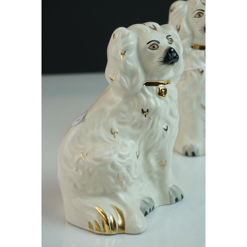 24 - Pair of Royal Doulton Dogs in the form of Staffordshire Mantle Dogs, impressed marks 1378-6 L, 14cms... 