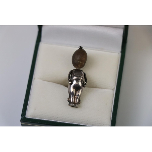 267 - WWI Lucky Fumsup Silver Charm