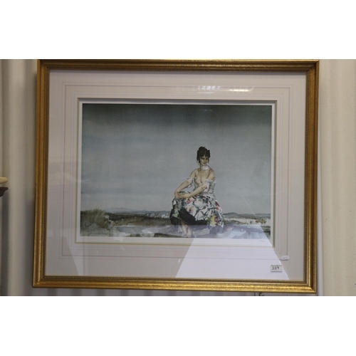 339 - ' Mademoiselle Sophie ' - Sir William Russell Flint, Limited Edition Print with blind stamp, numbere... 