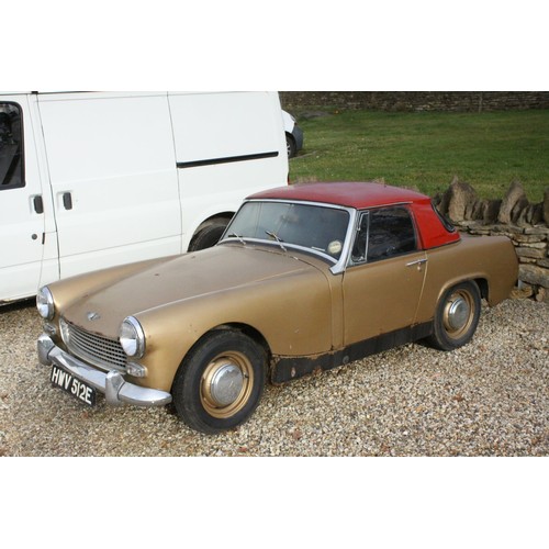 486 - Austin Healey Sprite 1275cc Sports Car, first owner The Viscount Weymouth, Longleat Estate, Warminst... 