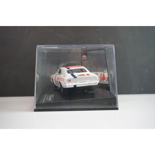 1002 - Five cased / boxed Carrera Evolution slot cars to include Dodge Charger 500 No 41 Riverside 1969, Do... 