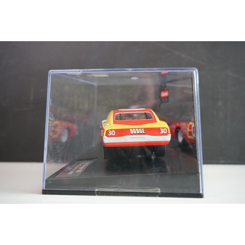 1003 - Five cased / boxed Carrera Evolution slot cars to include Ford Torino Talladega No 98 '69, Audi R18 ... 