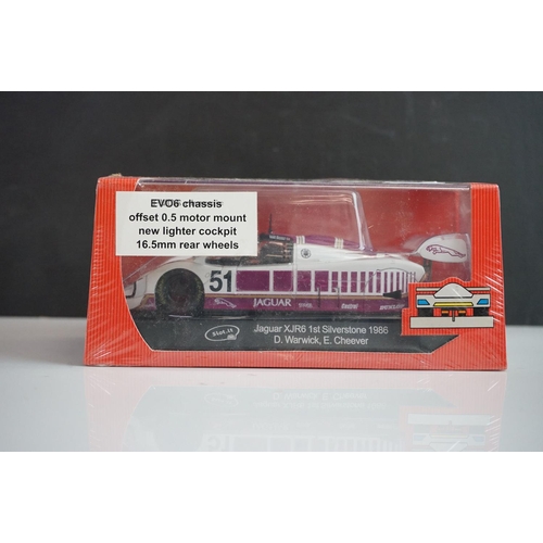 1006 - Six boxed & sealed Slot it slot cars to include CA19b Toyota 88C, CA33a Race of a Thousand Years, Ja... 