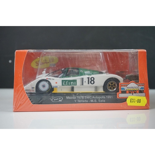 1009 - Sixed cased/boxed & sealed Slot it slot cars to include CA25a 962 IMSA n 5 Daytona 3 Hours 1986, CA1... 