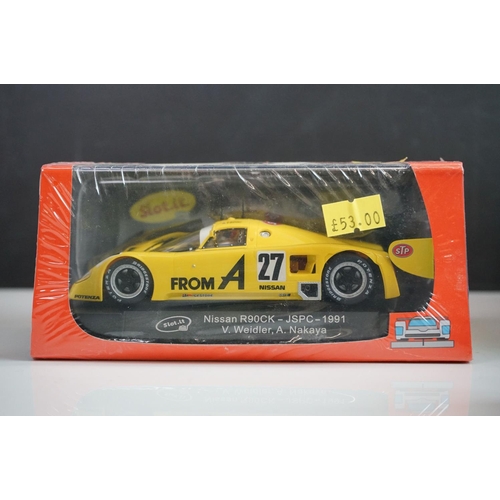 1010 - Sixed cased/boxed & sealed Slot it slot cars to include CA11i T33/3, CA28d R89C Le Mans 1989, CA06i ... 