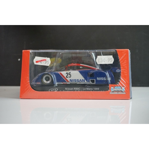 1010 - Sixed cased/boxed & sealed Slot it slot cars to include CA11i T33/3, CA28d R89C Le Mans 1989, CA06i ... 