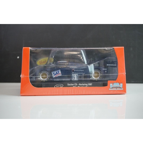 1010 - Sixed cased/boxed & sealed Slot it slot cars to include CA11i T33/3, CA28d R89C Le Mans 1989, CA06i ... 