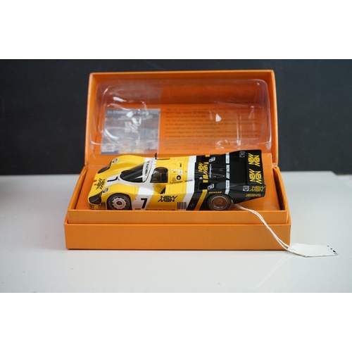 1012 - Four boxed Slot it Le Mans Winners Collection slot cars to include CW04 Porsche 962C LM1986, Porsche... 