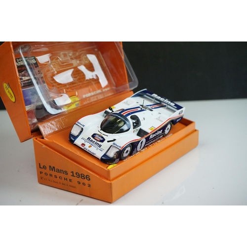 1012 - Four boxed Slot it Le Mans Winners Collection slot cars to include CW04 Porsche 962C LM1986, Porsche... 