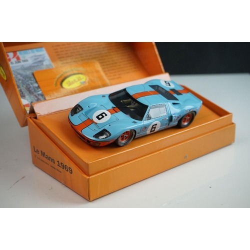 1012 - Four boxed Slot it Le Mans Winners Collection slot cars to include CW04 Porsche 962C LM1986, Porsche... 