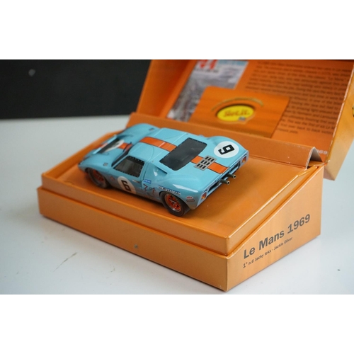 1012 - Four boxed Slot it Le Mans Winners Collection slot cars to include CW04 Porsche 962C LM1986, Porsche... 