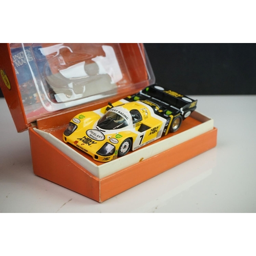 1012 - Four boxed Slot it Le Mans Winners Collection slot cars to include CW04 Porsche 962C LM1986, Porsche... 