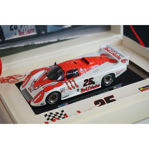 1016 - Three boxed ltd edn Revell Monogram Model Racing slot car sets to include 2 x 08382 March 83G Red Lo... 