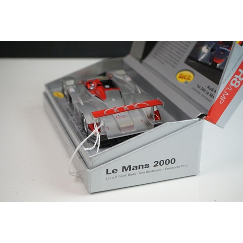 1018 - Two boxed Slot it slot cars to include CW19 Audi R8 LMP n.8 1st 24th Le Mans 2000 and CA01-10th Audi... 