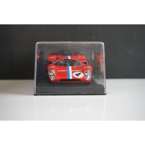 1019 - Six cased Fly Classic slot cars to include C31 Lola T70 MK 3B Azul, s32 Lola T70 Alcaniz 99, C32 Lol... 