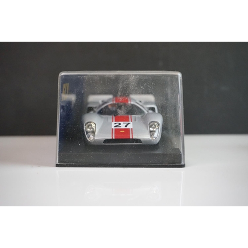 1019 - Six cased Fly Classic slot cars to include C31 Lola T70 MK 3B Azul, s32 Lola T70 Alcaniz 99, C32 Lol... 