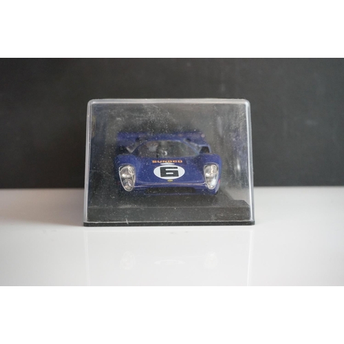 1019 - Six cased Fly Classic slot cars to include C31 Lola T70 MK 3B Azul, s32 Lola T70 Alcaniz 99, C32 Lol... 