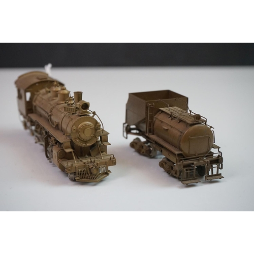 102 - Boxed Overland Models Inc HO gauge OMI-1444 Union Pacific C-57 2-8-0 brass locomotive & tender by JP... 