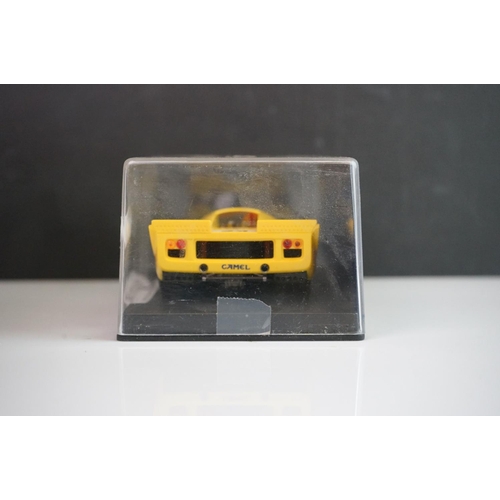 1020 - Six cased Fly Classic slot cars to include C44 Porsche 908 Flunder Calcas decals, C64 Porsche 908/3 ... 