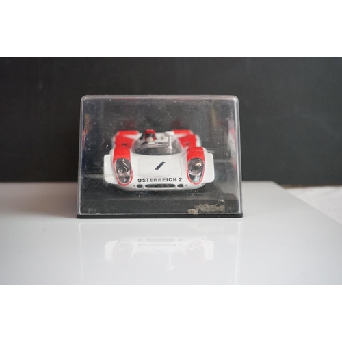 1021 - Six cased Fly Classic slot cars to include C44 Porsche 908 Flunder, C14 Porsche 908 Brands Hatch, S3... 