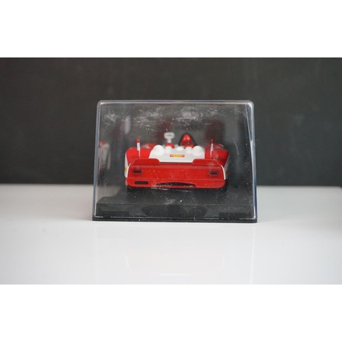 1023 - Four cased Fly Classic slot cars to include C43 Porsche 908 Flunder Le Mans 1972, C41 Flunder Martin... 