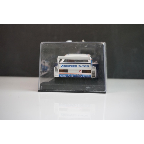 1024 - Six cased Fly Model slot cars to include 88043 Ford Capri RS Turbo Q Zolder DRM 1980 A147, 88069 Cap... 