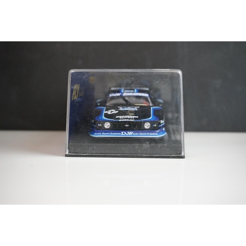 1024 - Six cased Fly Model slot cars to include 88043 Ford Capri RS Turbo Q Zolder DRM 1980 A147, 88069 Cap... 