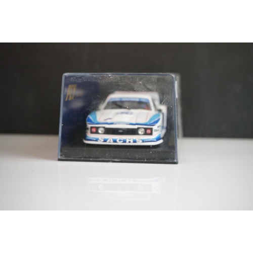 1024 - Six cased Fly Model slot cars to include 88043 Ford Capri RS Turbo Q Zolder DRM 1980 A147, 88069 Cap... 