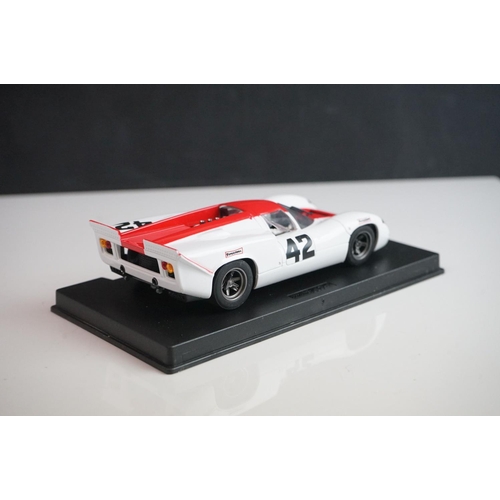 1027 - Six cased Fly Model slot cars to include A142 Ford Capri RS Turbo Nururgring DRM 1981, C66 Porsche 9... 