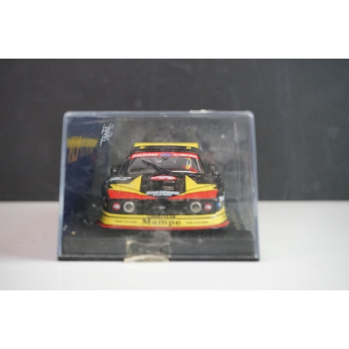 1029 - Six cased Fly Model slot cars to include A145 Ford Capri RS Turbo, A144L Ford Capri RS Turbo 1978, 8... 