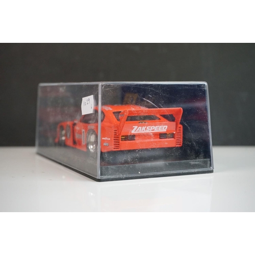 1029 - Six cased Fly Model slot cars to include A145 Ford Capri RS Turbo, A144L Ford Capri RS Turbo 1978, 8... 