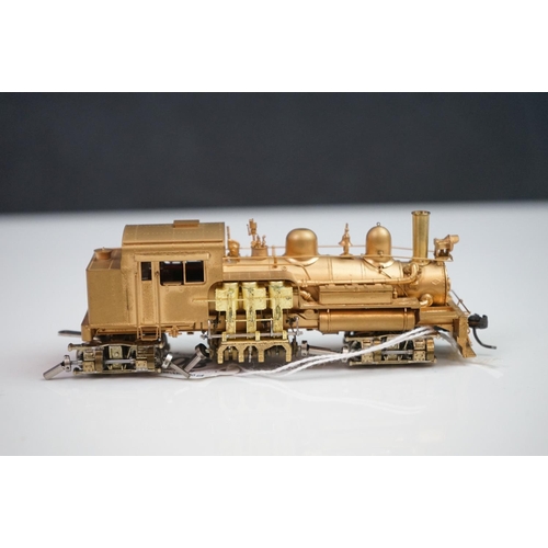 103 - Boxed Westside Model Co Ho gauge West Side Lumber Co No 10 3 Truck Shay brass locomotive & tender, b... 