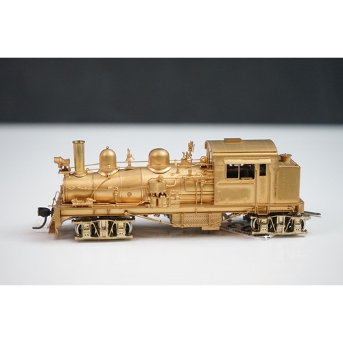 103 - Boxed Westside Model Co Ho gauge West Side Lumber Co No 10 3 Truck Shay brass locomotive & tender, b... 